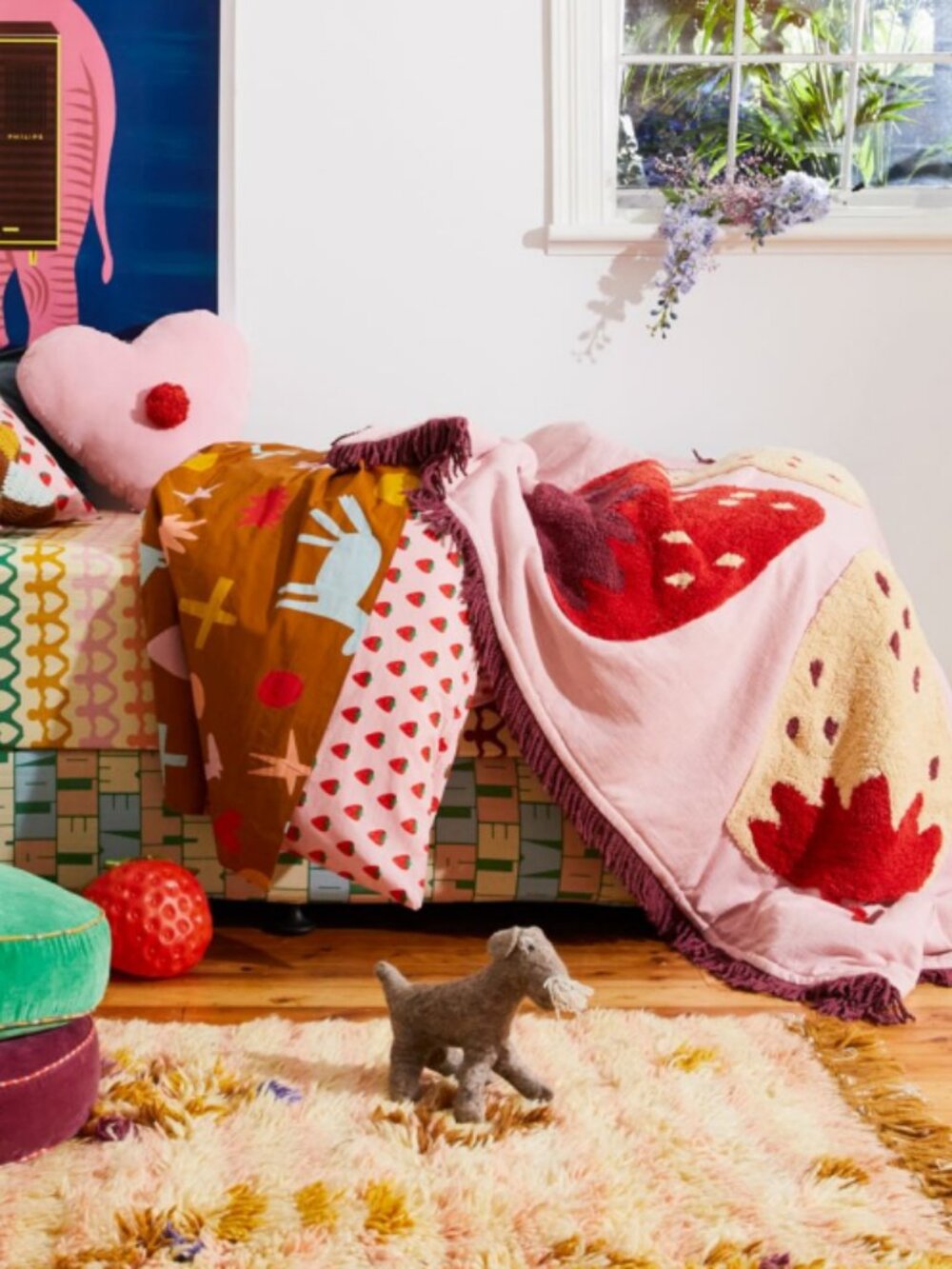 Sage x Clare "Lulu" Strawberry Fields Bedding (TWIN)